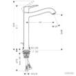 Змішувач для раковини Hansgrohe Metris Classic 31078000, фото 2