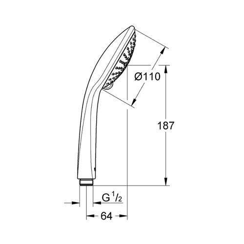 Ручний душ Grohe Euphoria Cosmopolitan 27222000, фото 2