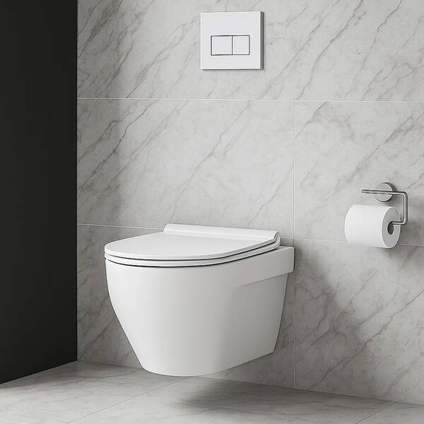 Унітаз підвісний Devit Laguna 3020110 Clean Pro з сидінням soft-close, quick-fix, фото 1