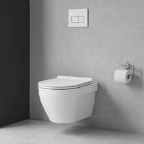 Унітаз підвісний Devit Laguna 3020110 Clean Pro з сидінням soft-close, quick-fix, фото №3