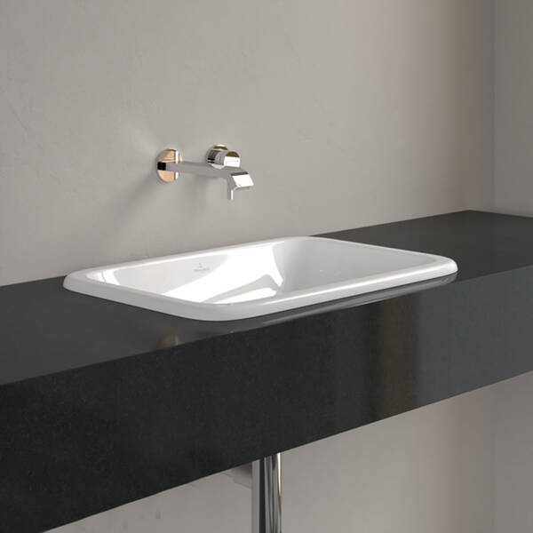 Раковина Villeroy&Boch Loop&Friends 614500R1 60 см врезная в столешницу, фото 4