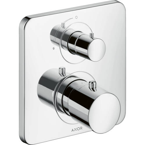Змішувач прихованого монтажу для душу Axor Citterio M 34705000 з термостатом, хром, фото 1