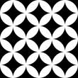 Керамограніт Mayolica District Circles Black 20x20 см, фото 1