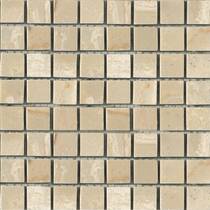 Мозаика Mozaico De Lux Stone C-Mos Travertine Luana Pol 1,5х1,5 см, фото №1
