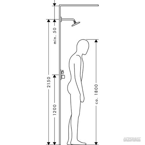 Верхній душ Hansgrohe Raindance E 27371000, фото 2