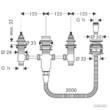 Скрытая часть смесителя для ванны Hansgrohe Metris Classic 13244180, фото 2