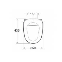 Крышка для унитаза Gustavsberg Artic 9M16S101 Soft Close, фото №2