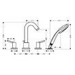 Смеситель для ванны Hansgrohe Talis S2 32314000, фото 2