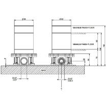 Внутренняя часть смесителя для ванной Gessi Inciso 58099-031, фото №2