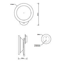 Косметичне дзеркало Decor Walther BS 16 Touch 0121400 з LED-підсвічуванням та збільшенням 5х, хром, фото №3