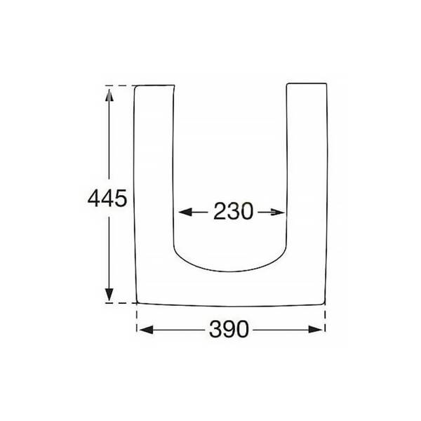 Кришка для біде Villeroy&Boch La Belle 9M1400R1, фото 4