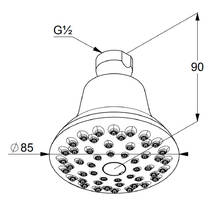 Верхний душ Kludi A-Qa 6219105-00, фото №2