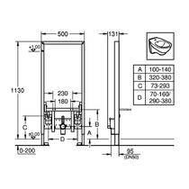 Інсталяція для біде Grohe Rapid SL 38553001, фото №2