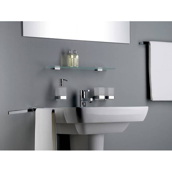 Дозатор для рідкого мила Emco Loft 0521 001 01 з тримачем, хром, фото 3