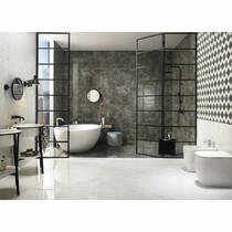 Керамограніт Novabell Imperial Michelangelo Grigio Visone 60x120 см, фото №2