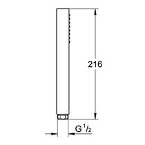 Ручний душ Grohe Euphoria Cube Stick 27699000 хром, фото №2