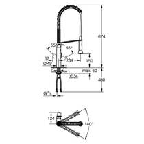 Смеситель для кухни Grohe K7 32950000 хром, фото №2