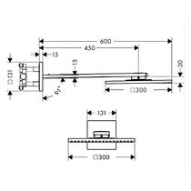 Верхний душ Axor ShowerSolutions 35318000 хром, фото №2