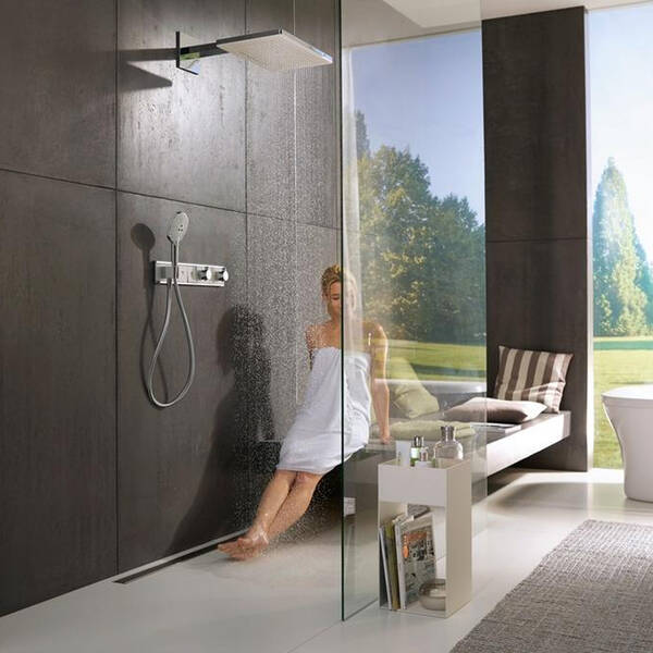 Смеситель скрытого монтажа для душа Hansgrohe RainSelect 15356000 с термостатом, фото 5