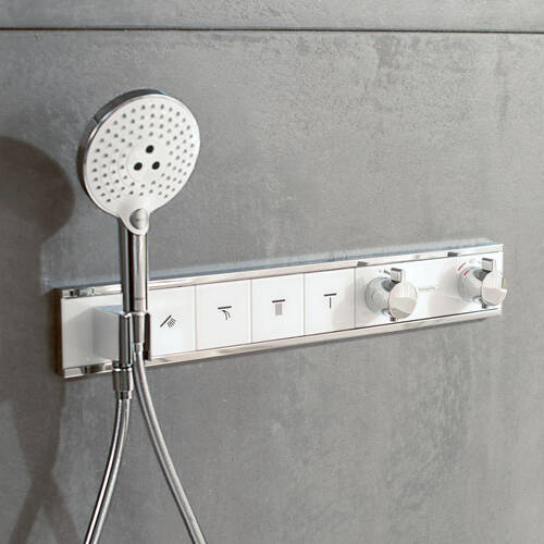 Смеситель скрытого монтажа для душа Hansgrohe RainSelect 15356000 с термостатом, фото 4