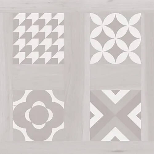 Керамограніт Argenta Ceramica Selandia Decor Bianco 60x60 см, фото 1