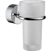 Склянка Axor Uno 41534260 з тримачем, хром матовий, фото №1