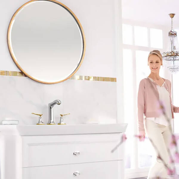 Змішувач для раковини Hansgrohe Metropol Classic 31330090 хром/золото, фото 4