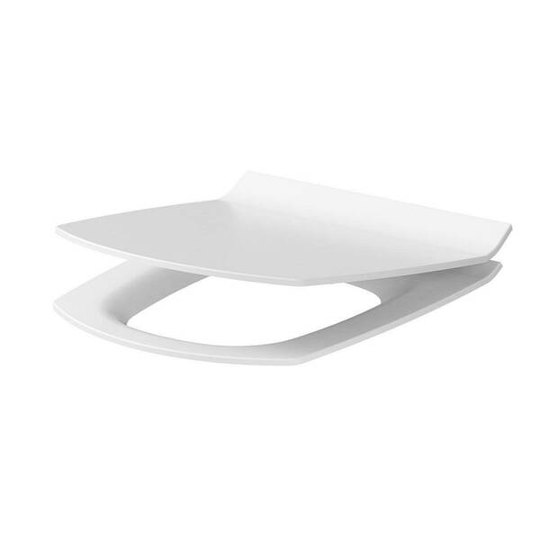 Кришка для унітаза Cersanit Slim дюропласт soft close для унітазу Carina K98-0135, фото 1