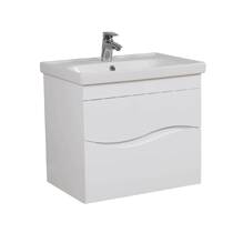 Тумба з раковиною Аква Родос Альфа 28336 Frame підвісна 65 см, фото №1