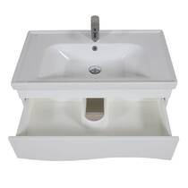 Тумба з раковиною Аква Родос Альфа 27131 Frame підвісна 80 см, фото №4