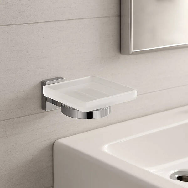 Мыльница Аква Родос Терра 05474/4785 с держателем хром, фото 4