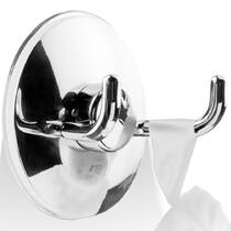 Гачок Decor Walther Universal WH 2 0900800 подвійний, хром, фото №1