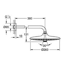 Верхний душ Grohe Euphoria 260 26459000 хром, фото №2