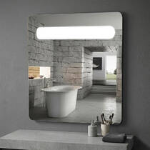 Дзеркало Аква Родос Гама 24055 з LED підсвіткою 750х600 мм, фото №1