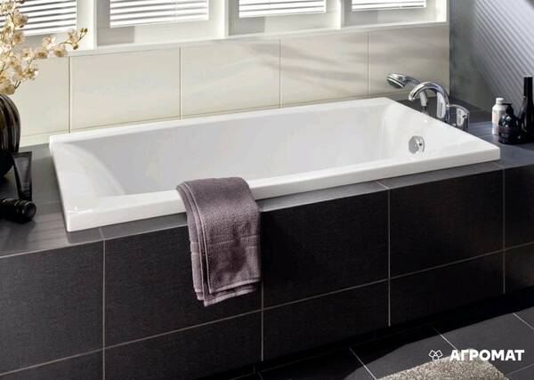 Ванна акриловая Cersanit Virgo 160x75 см с ножками., фото 3