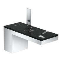 Накладка для змішувача Axor MyEdition 47913000 200 мм мармур Nero Marquina, фото №4