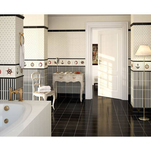 Фриз Ape Ceramica Lord London Negro 5x20 см, фото 2