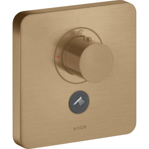 Змішувач прихованого монтажу для душу Axor ShowerSelect 36706140 з термостатом, матова бронза, фото 1