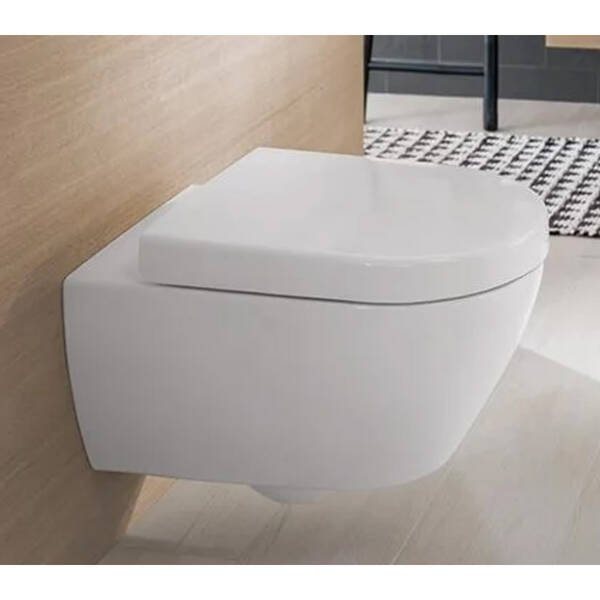 Унітаз підвісний Villeroy&Boch Subway 2.0 4609R0R1 Comfort безобідковий, фото 4