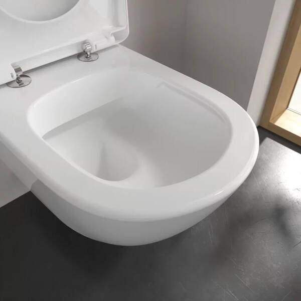 Унітаз підвісний Villeroy&Boch Subway 2.0 4609R0R1 Comfort безобідковий, фото 9