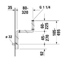 Сифон для раковины Duravit 0050760000, фото №3