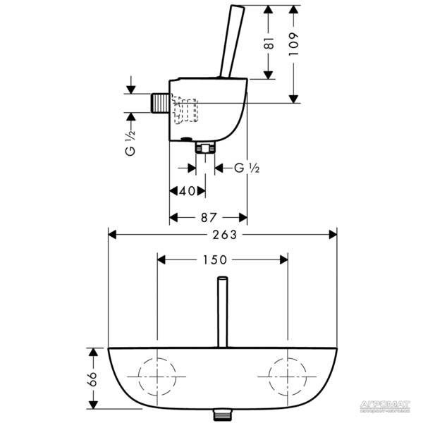 Змішувач для душу Hansgrohe PuraVida 15672400, фото 2