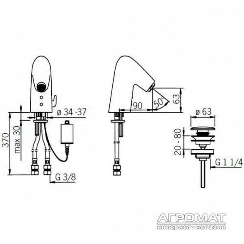 Смеситель для раковины Oras Alessi 8514F, фото 2