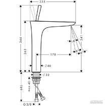 Смеситель для раковины Hansgrohe PuraVida 15072400, фото №2