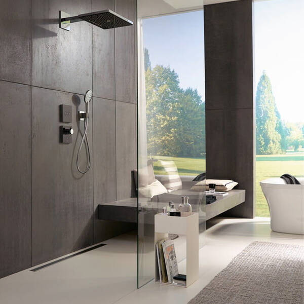 Смеситель скрытого монтажа для душа Hansgrohe ShowerSelect 15734600 с термостатом, фото 3