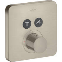 Смеситель скрытого монтажа для душа Axor ShowerSolutions 36707820 с термостатом, матовый никель, фото №1
