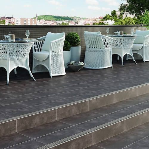 Сходинка Cersanit City Squares Anthracite Steptread 29,8x59,8 см, фото 2