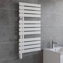 Рушникосушарка електрична Instal Projekt Popstar Electro POPSE-50/90L 500х980 мм приховане підключення ліворуч, білий глянець, фото №4