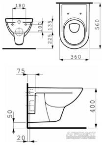 Унитаз подвесной Laufen Pro H8209504000001, фото №6
