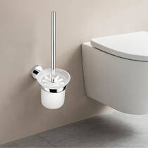 Щітка для унітазу Аква Родос Глорія 8129 з тримачем хром, фото №1